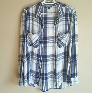 EXPRESS boyfriend flannel shirt